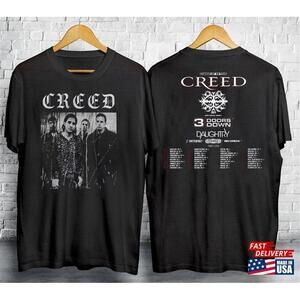 Creed Band Summer Tour Concert Shirt Unisex Classic 2 Sided